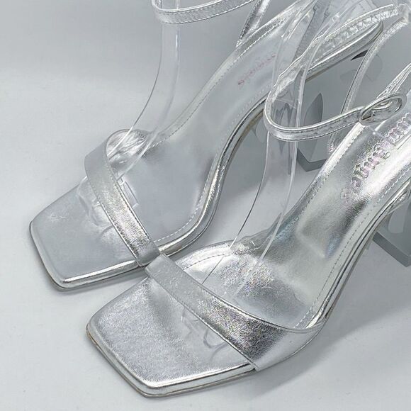 Palm Angels Palm metallic leather sandals size 38 - Picture 6 of 14